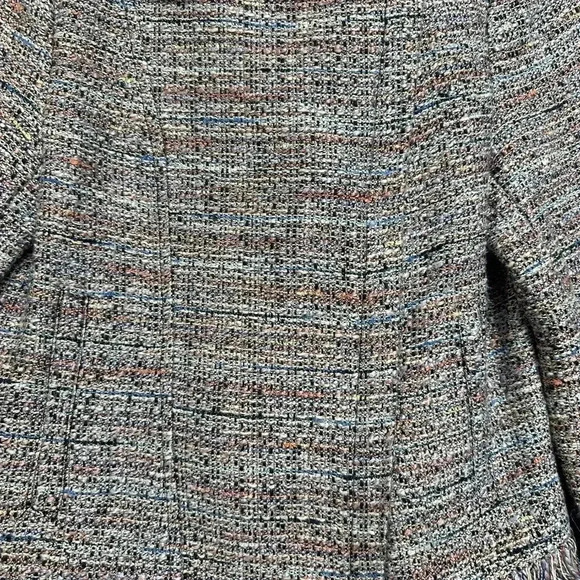 cupcakes & cashmere Gray Tweed Cropped Jacket Blazer - Picture 4 of 7